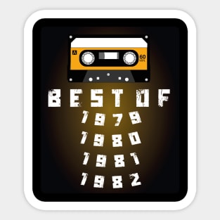 Best of 1979 -1982 Sticker